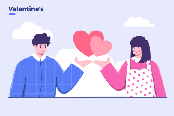 Celebrate Love with This Charming Valentine's Day Illustration Set