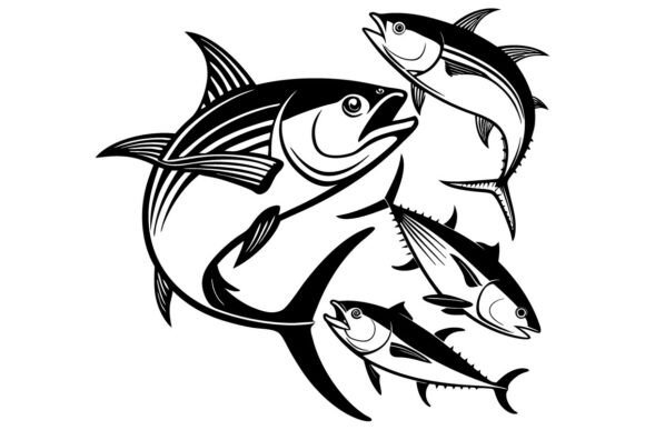Dynamic Illustration of Tuna Fish in Mon: A Deep Dive