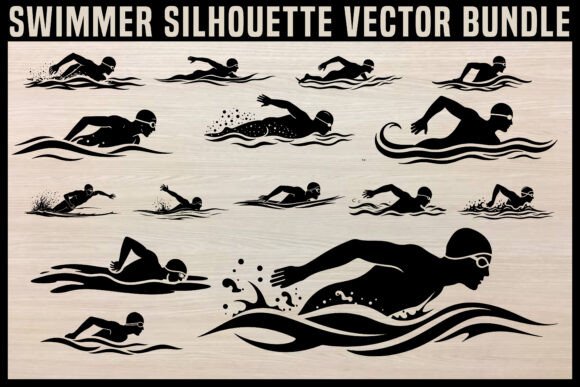 Dynamic Motion in a Bundle: The Swimmer Silhouette Set