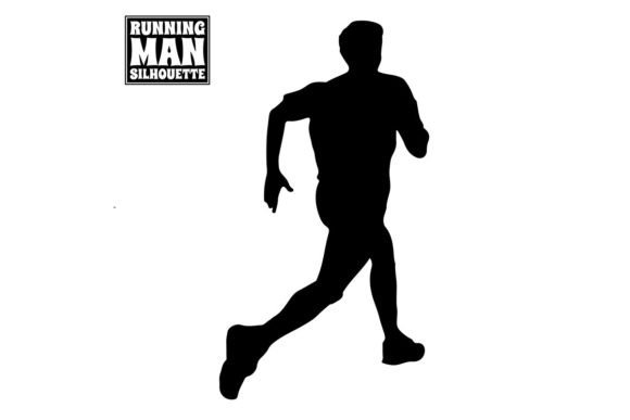 Dynamic Motion: The Walking/Running Man Silhouette