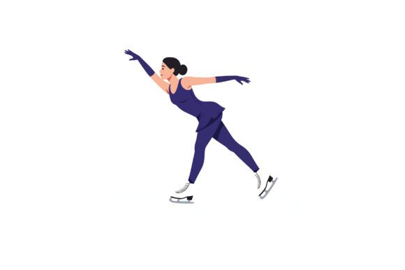 Graceful Motion: Designing with the Female Figure Skater Font