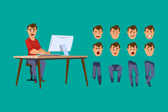 Infuse Motion and Personality with the Young Office Worker Character Set