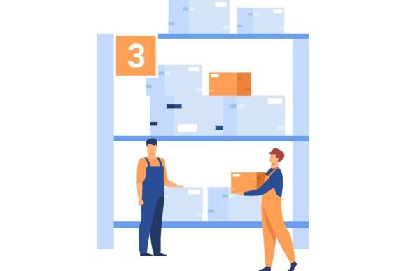 Logistic Workers Carrying Boxes with Loa: A Typeface for the Modern Brand