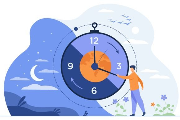 Man Moving Clock Arrows: A Typeface of Purposeful Motion