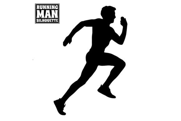 Man Silhouette Vector Bundle: Dynamic Design Asset
