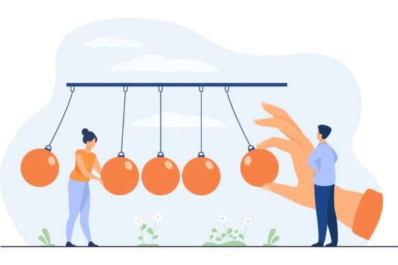 Tiny People Near Pendulum: A Visual Guide to Momentum